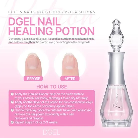 DGel Healing Potion Nail Strengthener 12ml