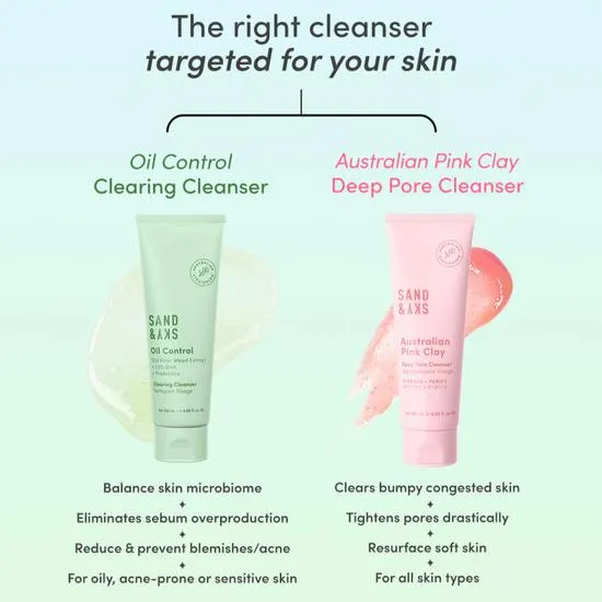 Sand & Sky Oil Control Clearing Cleanser 120ml