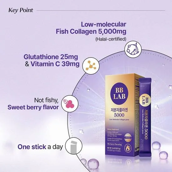 BB LAB Low Molecular Collagen 5000 Sticks 6.5g x 15
