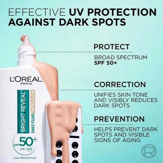 L'Oreal Paris Bright Reveal Daily Fluid Tinted Glow SPF 50 50ml
