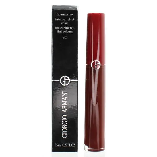 Giorgio Armani Lip Maestro Velvet Liquid Lipstick 509 Ruby Rude
