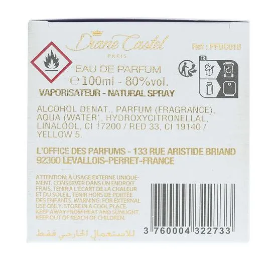 Diane Castel Rouge Imperial Eau De Parfum 100ml