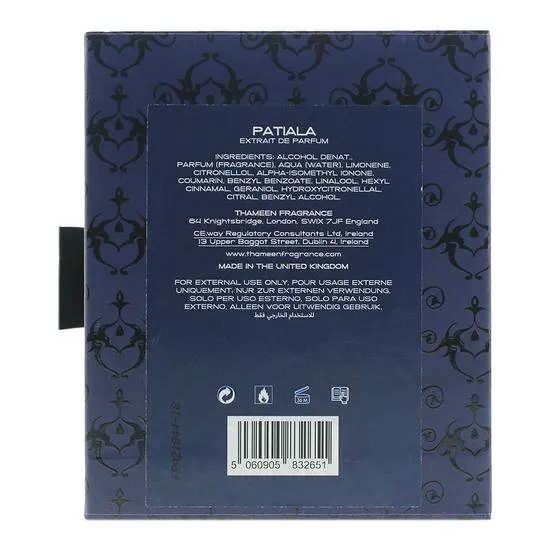 Thameen Patiala Extrait De Parfum 2ml