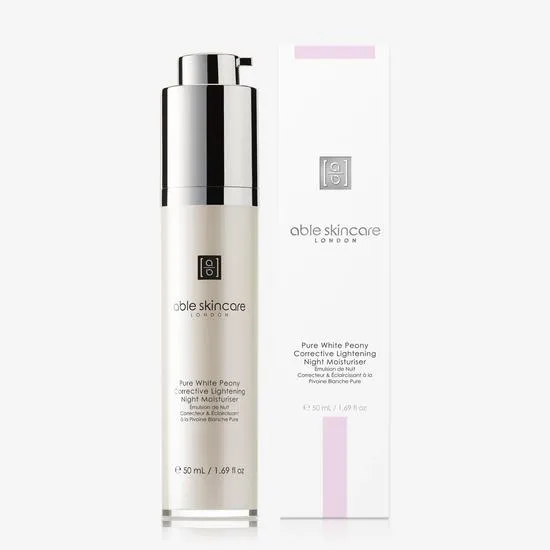 Able Pure White Peony Corrective Lightening Night Moisturiser