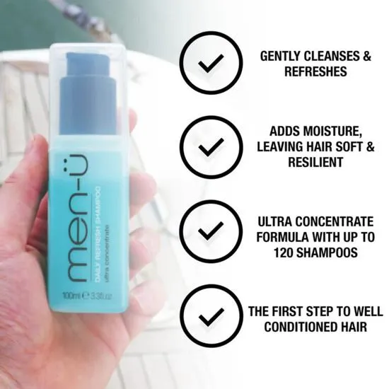 men-ü Daily Refresh Shampoo 100ml