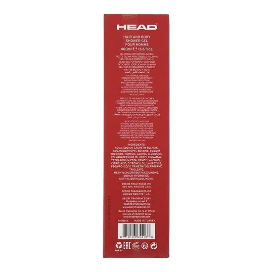 Head Fire Shower Gel 400ml