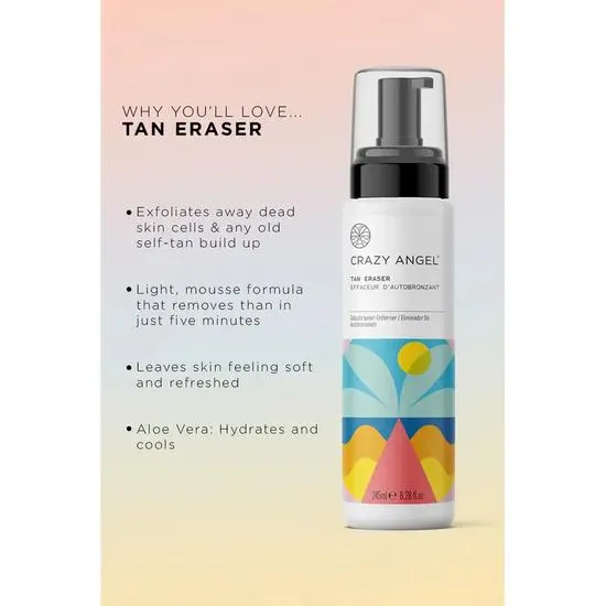 Crazy Angel Tan Eraser 200ml