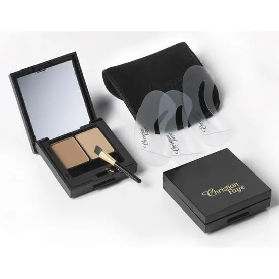 Christian Faye Eyebrow Duo Kit Deep Blonde