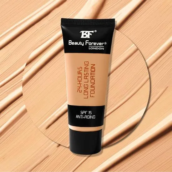 beauty forever Anti Ageing Foundation Makeup SPF 15 45ml / 02 Beige