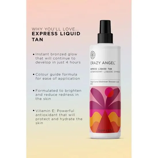 Crazy Angel Express Liquid Self Tan 200ml