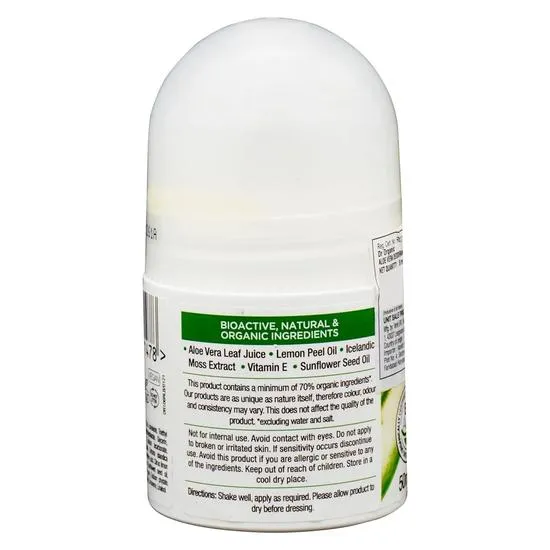 Dr. Organic Bioactive Skin Care Organic Aloe Vera Deodorant 50ml