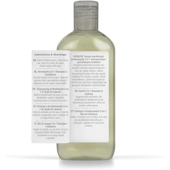 Dr. Organic Bioactive Hair Care Hemp Oil 2 In 1 Shampoo & Conditioner 265ml