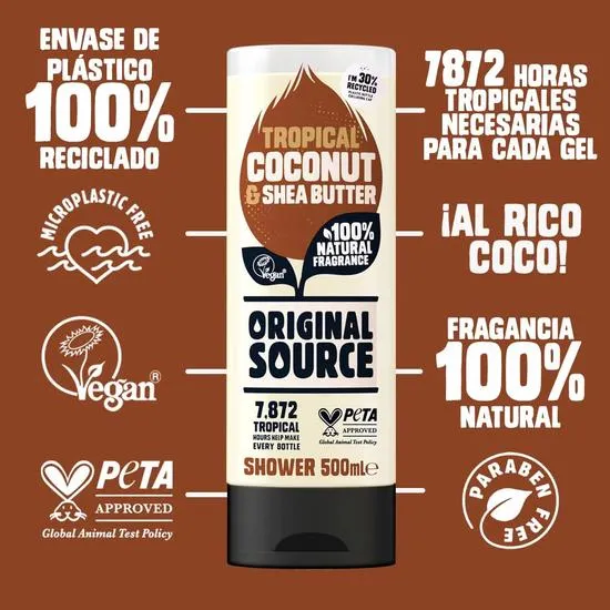 Original Source Tropical Coconut & Shea Butter Shower Gel 250ml