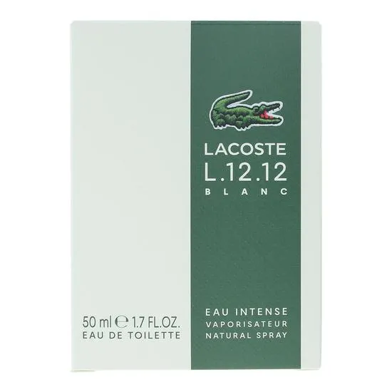 Lacoste L.12.12 Blanc Eau Intense Eau De Toilette 50ml