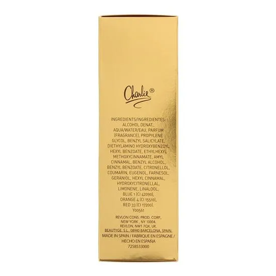 Revlon Charlie Gold Eau De Toilette 100ml