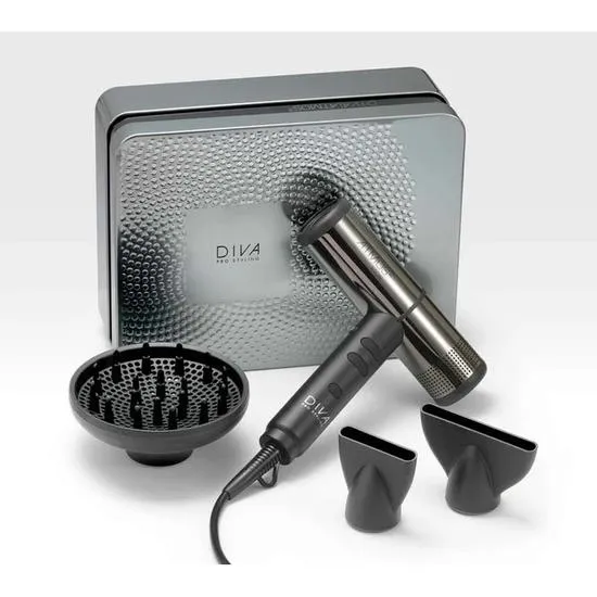 Diva Professional Styling Atmos 2 Atom Hair Dryer Black