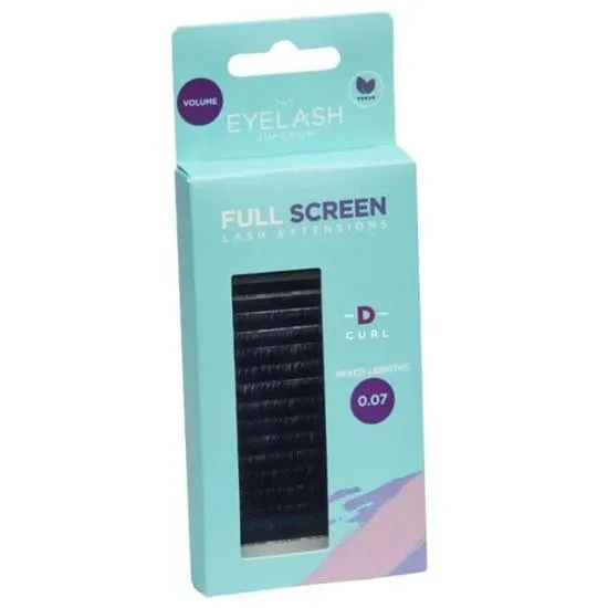 Eyelash Emporium The Eyelash Emporium Full Screen Lashes D Curl 0.12mm Mixed Lengths