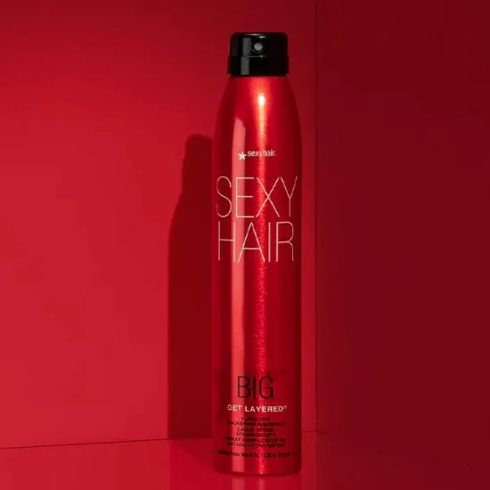 Sexy Hair Big Sexyhair Get Layered Flash Dry Thickening Hairspray 275ml