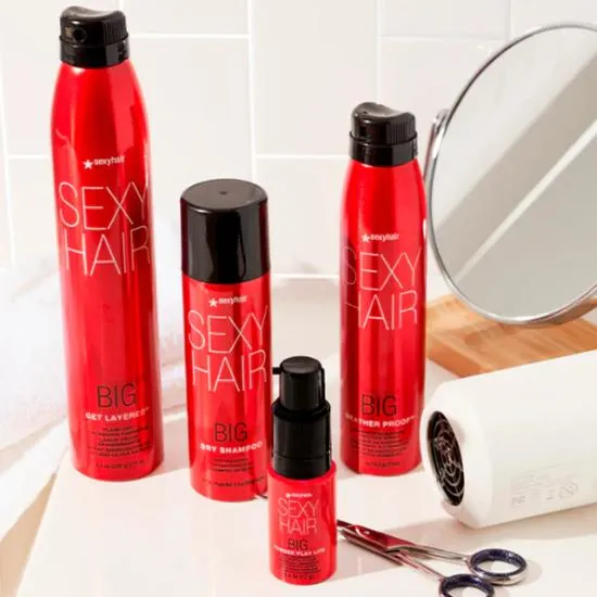 Sexy Hair Big Sexyhair Get Layered Flash Dry Thickening Hairspray 275ml