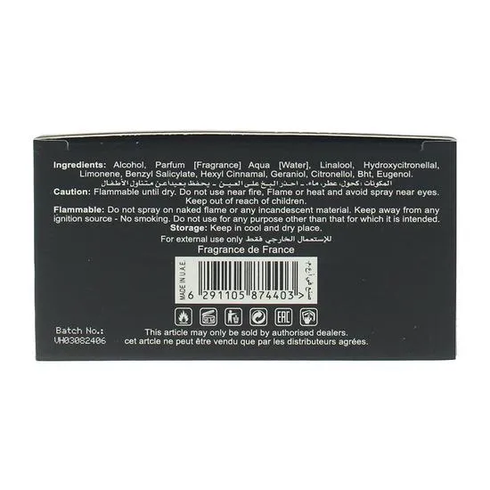 Orchid Vigilance Pour Homme Eau De Parfum 100ml