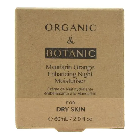 Organic & Botanic Mandarin Orange Enhancing Night Moisturiser 60ml