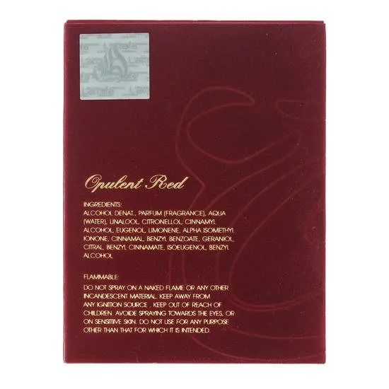 Lattafa Opulent Red Eau De Parfum 100ml