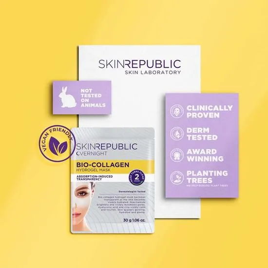 Skin Republic Overnight Bio-Collagen Hydrogel Face Mask 30g