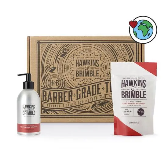 Hawkins & Brimble Revitalising Shampoo Duo