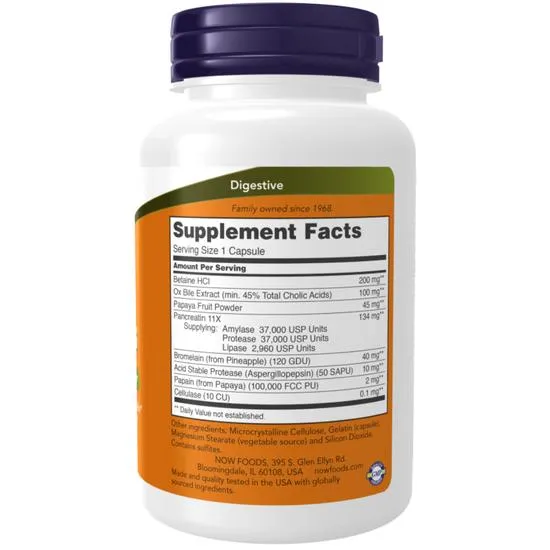 NOW Foods Super Enzymes Capsules 180 Capsules