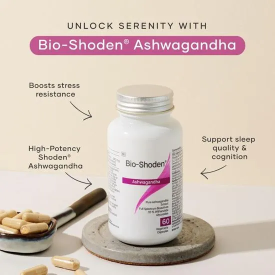 Coyne Healthcare Bio-Shoden Ashwagandha Capsules 60 Capsules