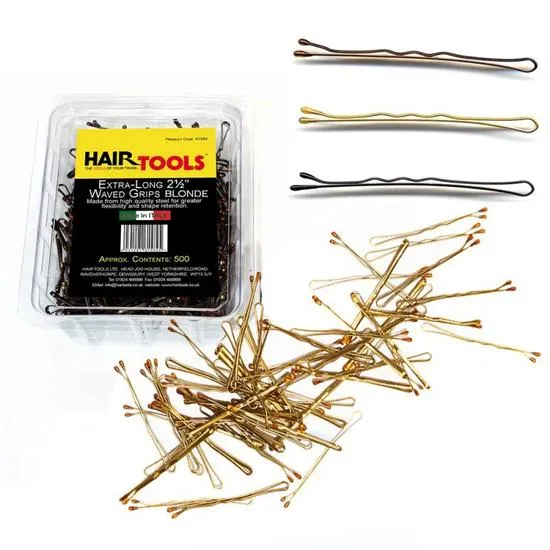 Hair Tools 2.5" Ex-Long Waved Grips Black