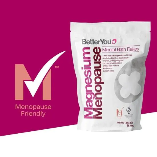 BetterYou Magnesium Menopause Bath Flakes 750g