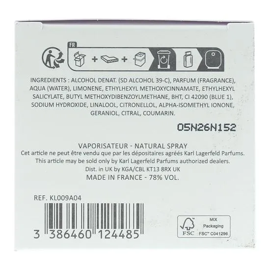 Karl Lagerfeld Karl Hamburg Alster Eau De Toilette 60ml