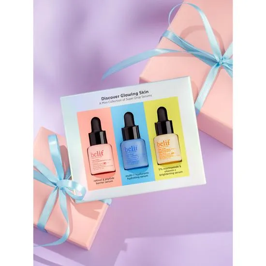 Belif Super Drops Discover Glowing Skin Serum Mini Kit