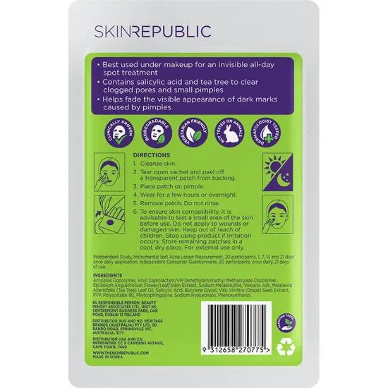 Skin Republic Spot Clear Patches 48