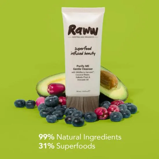 RAWW Cosmetics Raww Purify-Me Gentle Nourishing Gel Cleanser 100ml