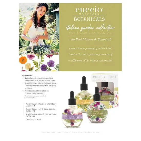 Cuccio Naturale Revitalising Cuticle Oil Roman Garden Lily & Italian Jasmine