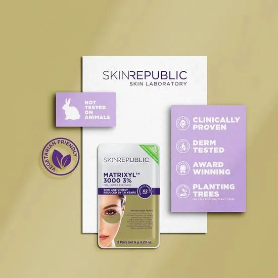 Skin Republic Matrixyl 3000 3% Eye Masks 2 Pairs