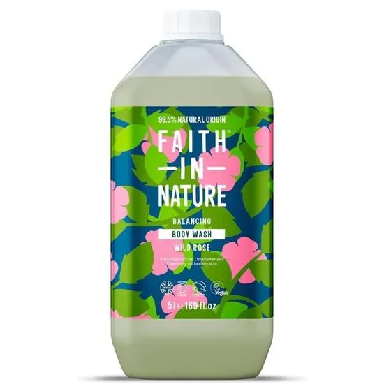Faith in Nature Wild Rose Body Wash 400ml