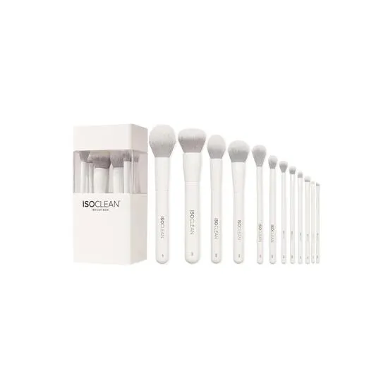 ISOCLEAN Makeup Brushbox Creator Brush Collection 12 Piece