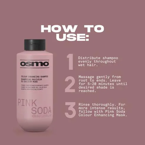 Osmo Pink Soda Colour Enhancing Shampoo 400ml