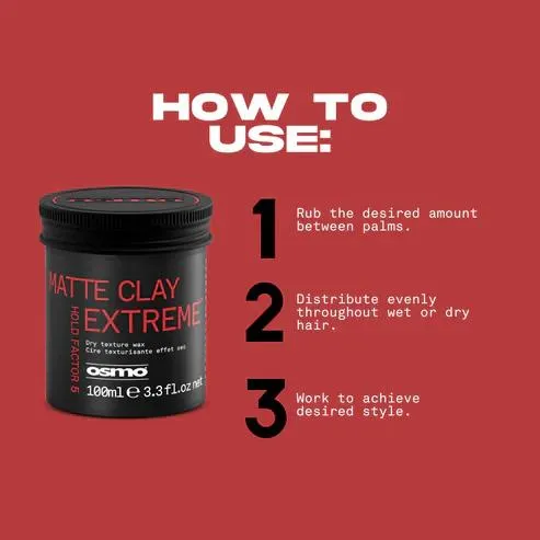 Osmo Matte Clay Extreme Dry Texture Wax 25ml