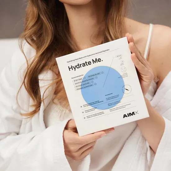 AimX Hydrate Me Moisturising Sheet Mask With Peptides 1 Sheet