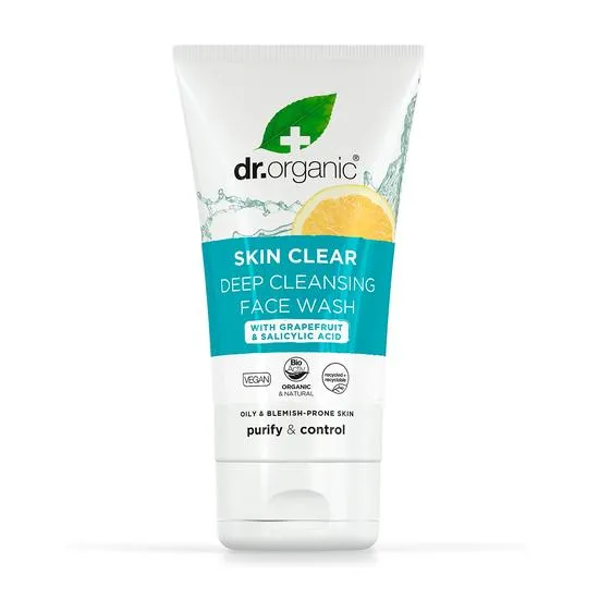 Dr. Organic Skin Clear Organic Tea Tree Deep Pore Cleansing Face Wash 125ml