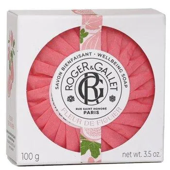 Roger & Gallet Fleur De Figuier Round Soap In Travel Box