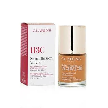 Clarins Skin Illusion Velvet Foundation 107C Medium Cool Beige