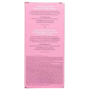 Benefit The Porefessional Primer Set 120ml Makeup Setting Spray + 22ml Pore Primer