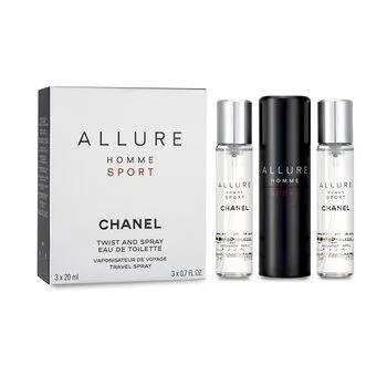 CHANEL Allure Homme Sport Gift Set 20ml Eau De Parfum + 20ml Eau De Parfum + 20ml Eau De Parfum
