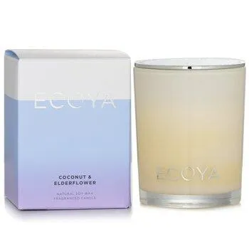 Ecoya Mini Madison Candle Coconut & Elderflower 80g