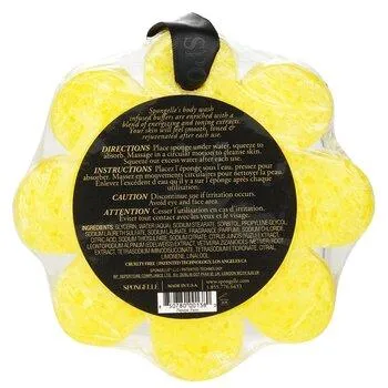 Spongelle Wild Flower Soap Sponge Papaya Yuzu 1pc/85g